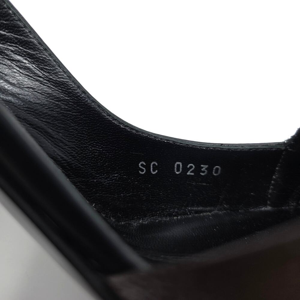 Louis Vuitton Monogram Slingback Pumps Cherie Pointed Toe Leather Heels 37.5 7.5 - Picture 5 of 11